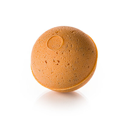 Polishing ball for special hydraulic conditions