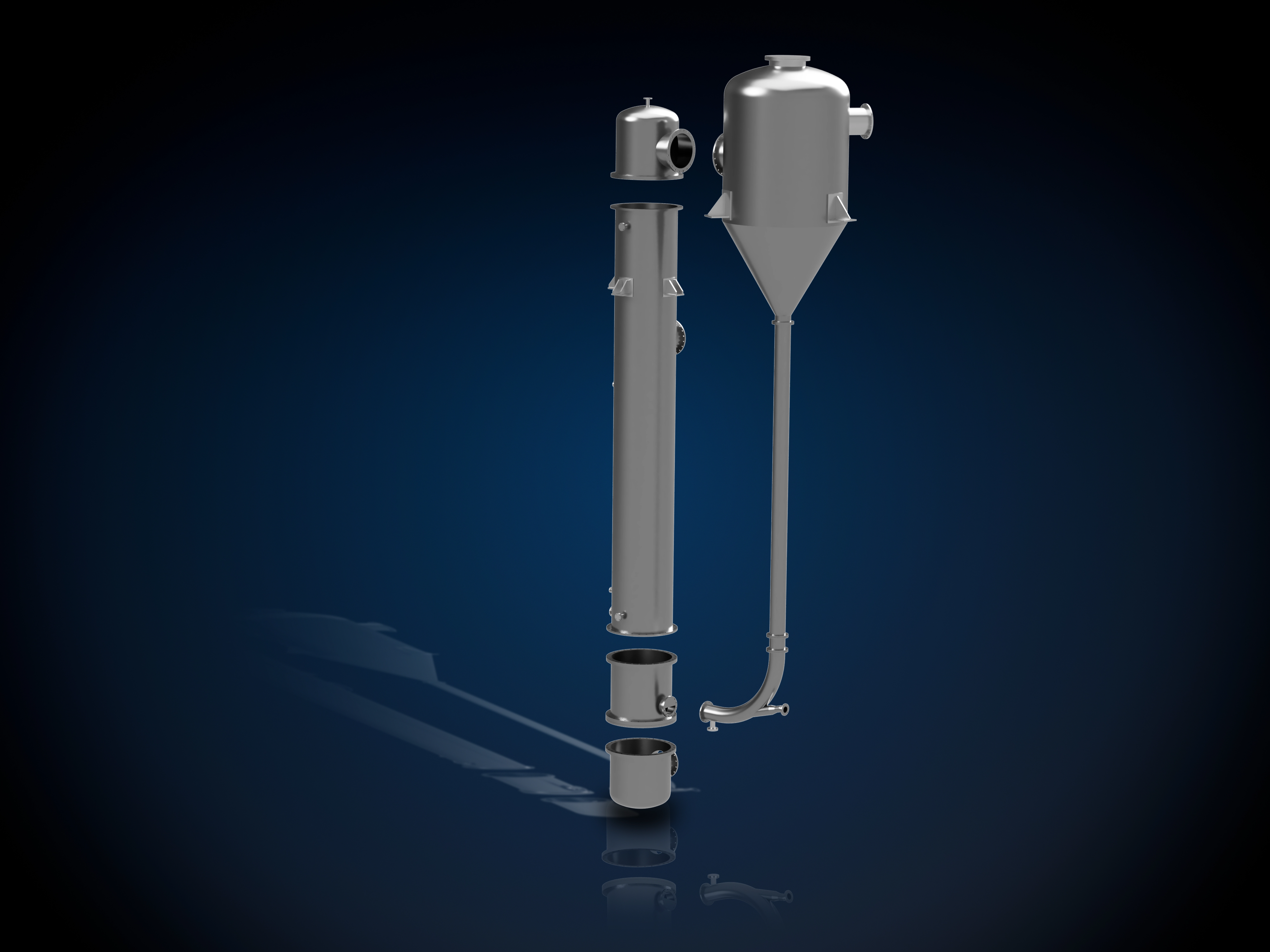 <p>The Klaren System is based on the fluidized bed principle.</p>